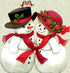 Snowman & Birds Pair